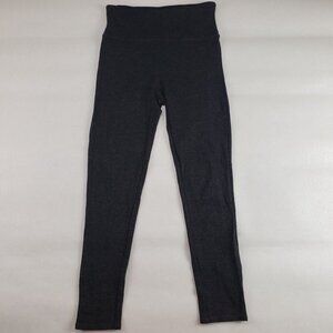 Spanx Gray Ponte Pant Womens Medium Shaping Pull On Gusseted Stretch Skinny